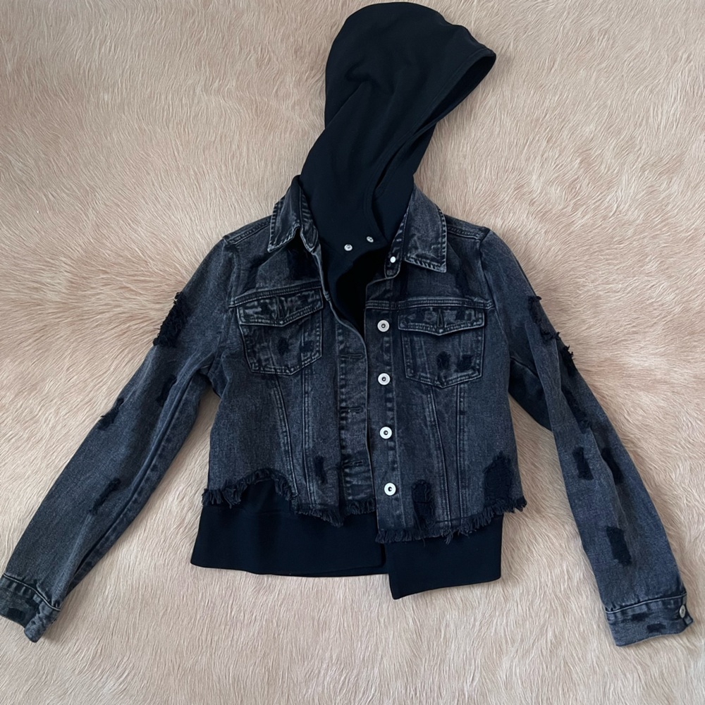 Black Jean Jacket